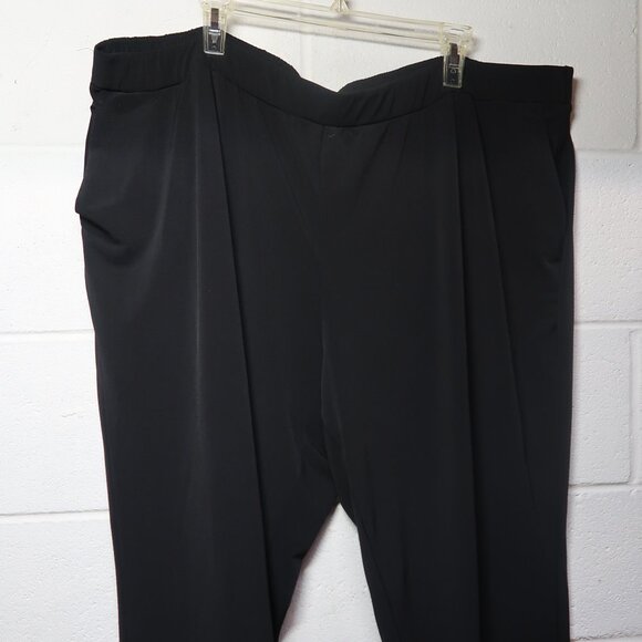 Susan Graver Women's Petite Everyday Black Pants in Size 3XP - Picture 3 of 7
